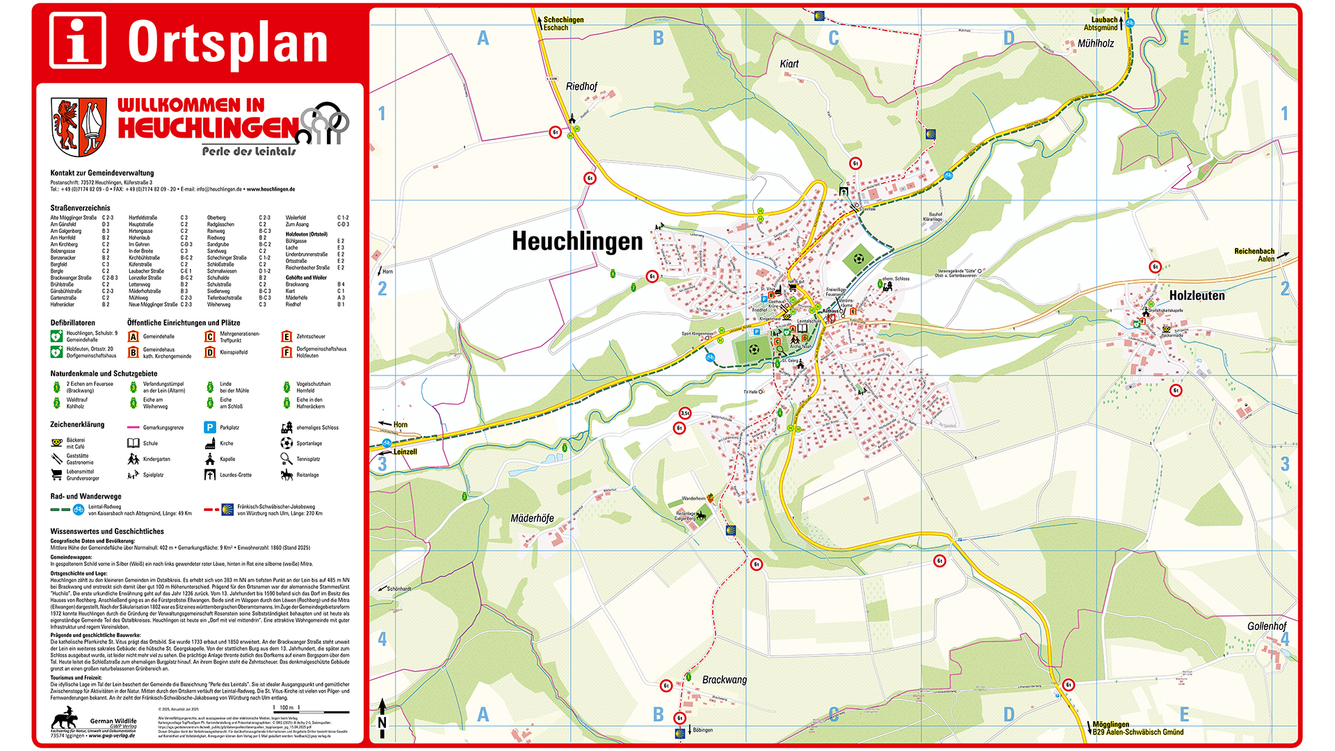 Beispielschild Infotafel