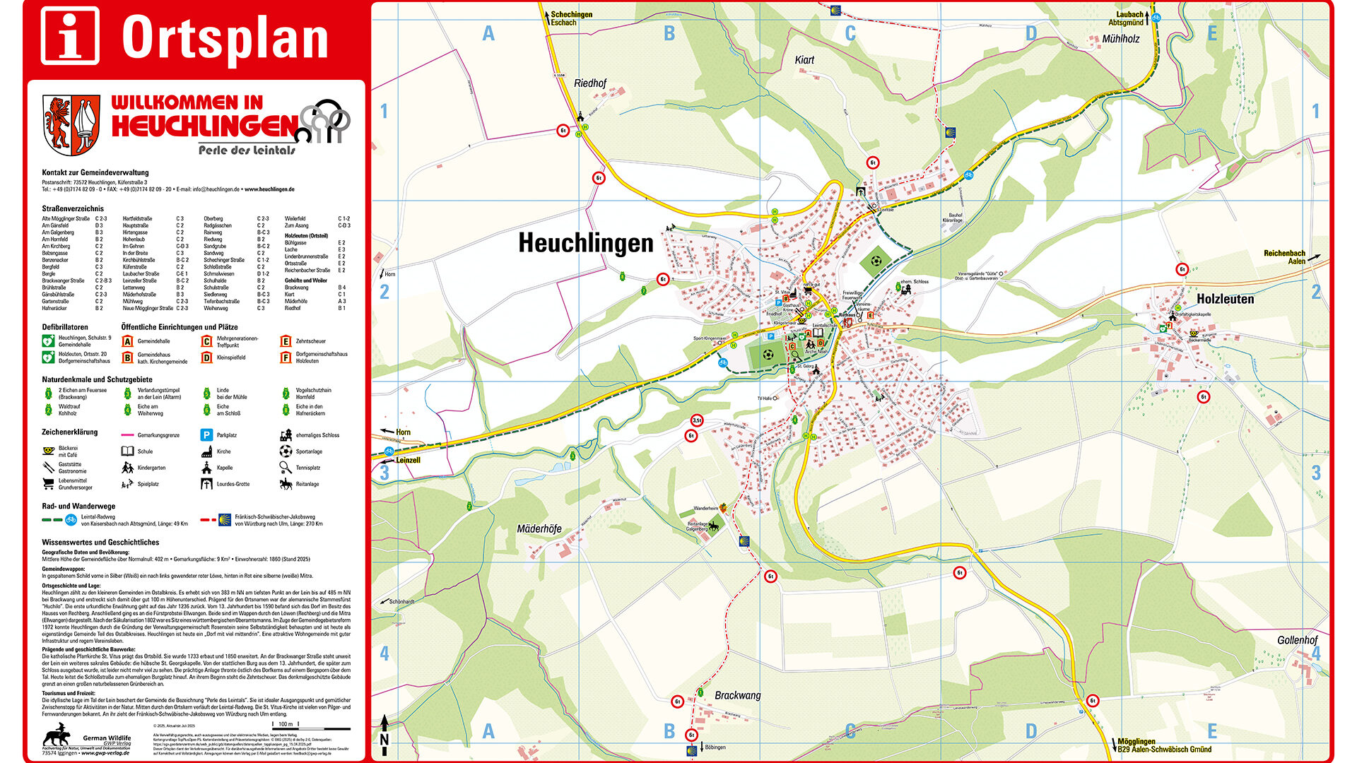 Ortsplan Heuchlingen